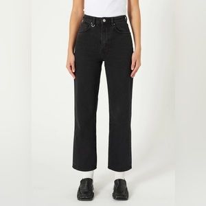 Black Neuw Jeans High Wise Straight leg